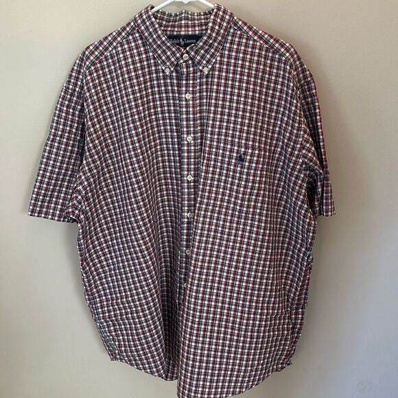 Ralph Lauren BLAKE Short Sleeve Pocket Button Down - Picture 1 of 4